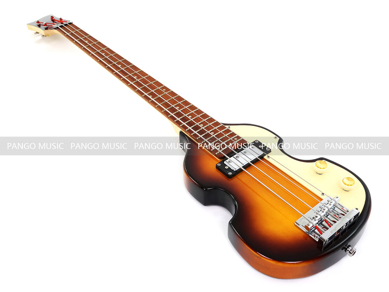 4 String Short Scale Mini Violin Sunburst Electric Bass Guitar(PHF-119)