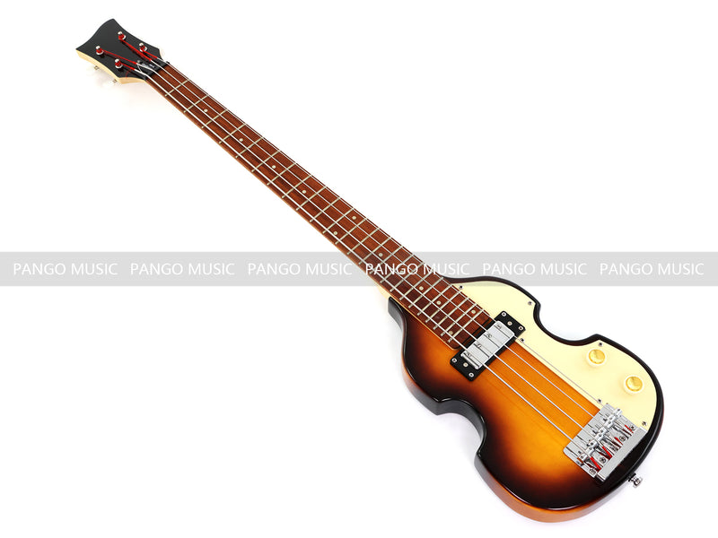 4 String Short Scale Mini Violin Sunburst Electric Bass Guitar(PHF-119)