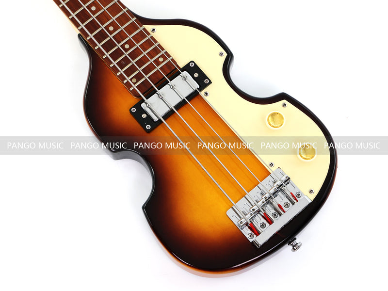 4 String Short Scale Mini Violin Sunburst Electric Bass Guitar(PHF-119)