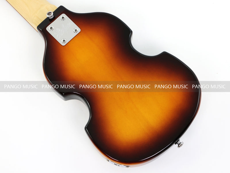 4 String Short Scale Mini Violin Sunburst Electric Bass Guitar(PHF-119)