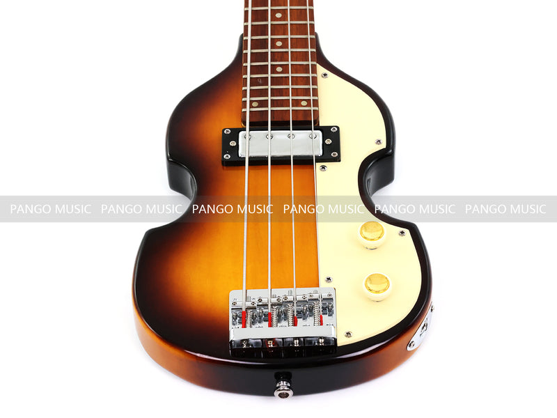 4 String Short Scale Mini Violin Sunburst Electric Bass Guitar(PHF-119)