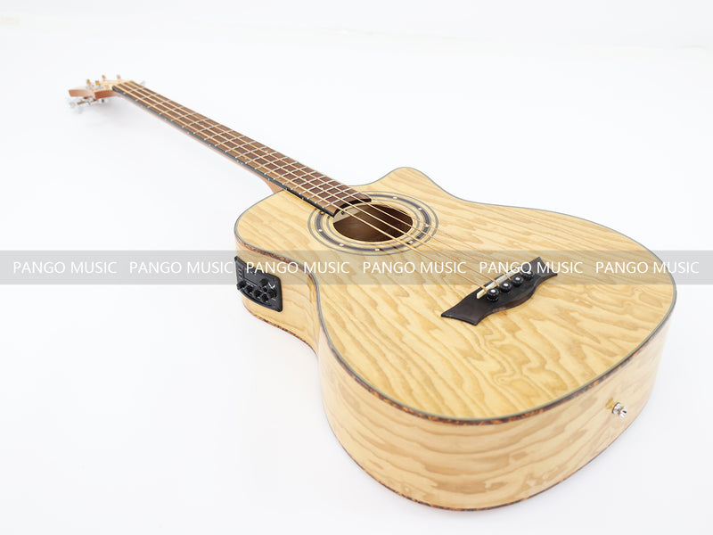 4 Strings Acoustic Bass Guitar with Ash Veneer (PAB-312)