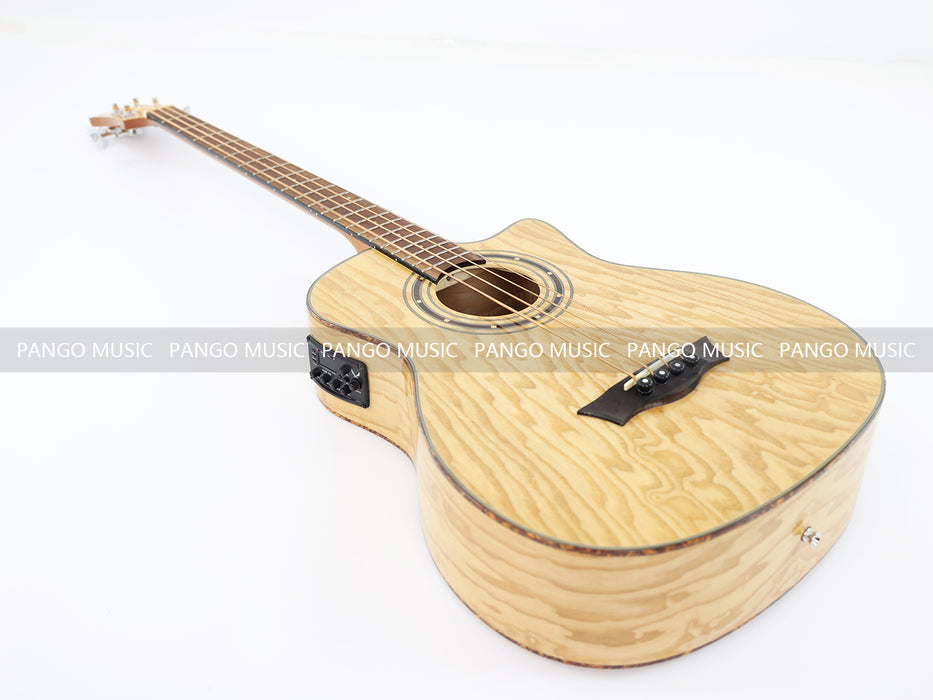 4 Strings Acoustic Bass Guitar with Ash Veneer (PAB-312)