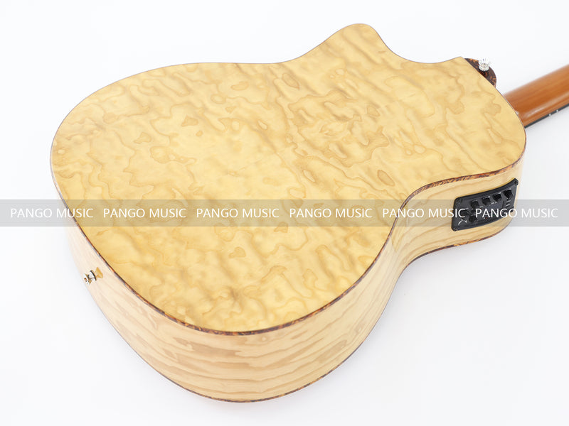 4 Strings Acoustic Bass Guitar with Ash Veneer (PAB-312)