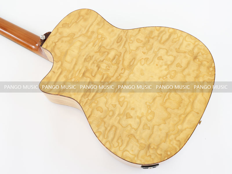 4 Strings Acoustic Bass Guitar with Ash Veneer (PAB-312)