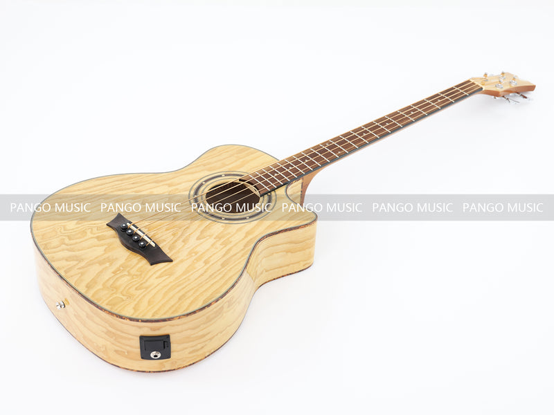 4 Strings Acoustic Bass Guitar with Ash Veneer (PAB-312)
