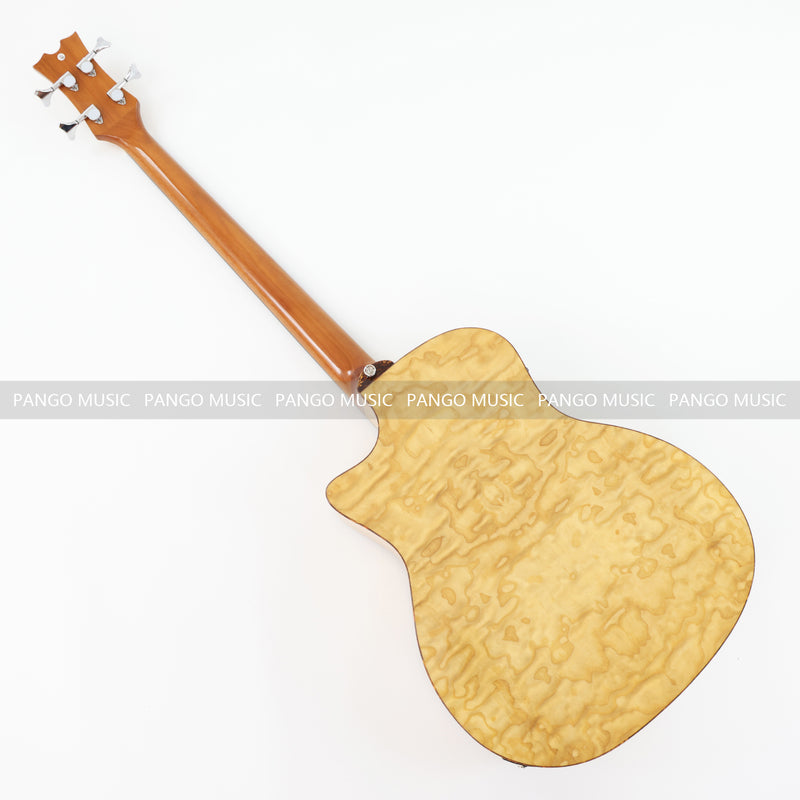 4 Strings Acoustic Bass Guitar with Ash Veneer (PAB-312)