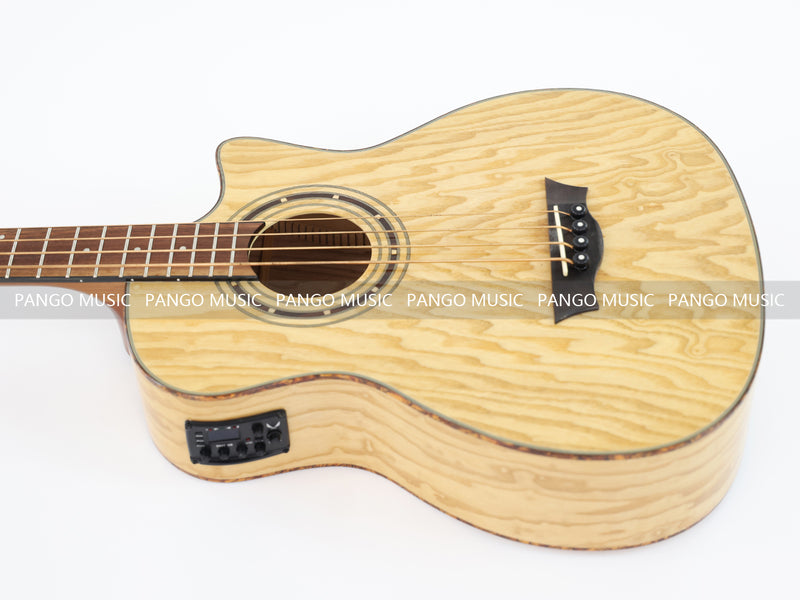 4 Strings Acoustic Bass Guitar with Ash Veneer (PAB-312)