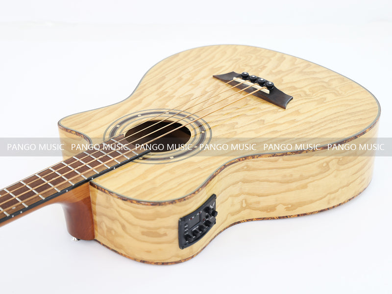 4 Strings Acoustic Bass Guitar with Ash Veneer (PAB-312)