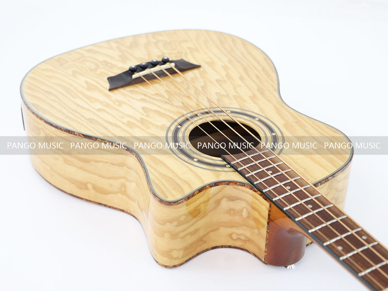 4 Strings Acoustic Bass Guitar with Ash Veneer (PAB-312)