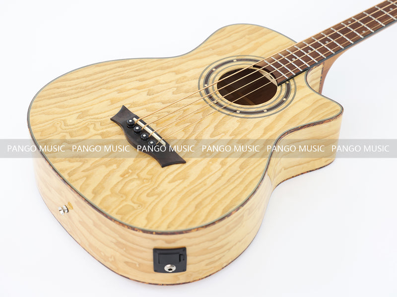 4 Strings Acoustic Bass Guitar with Ash Veneer (PAB-312)