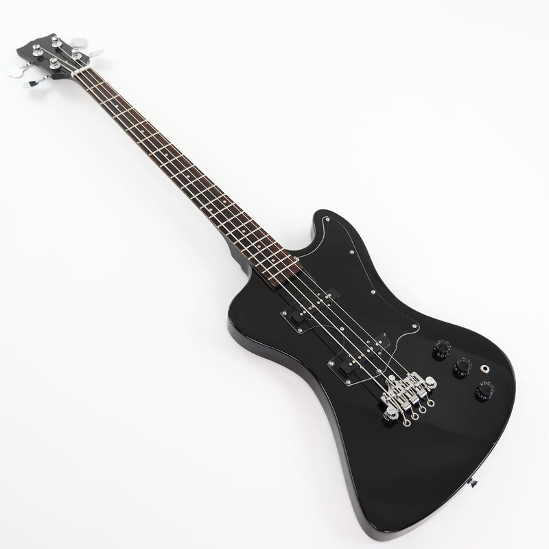 4 Strings All Black Electric Bass Guitar (ZQN-725X)