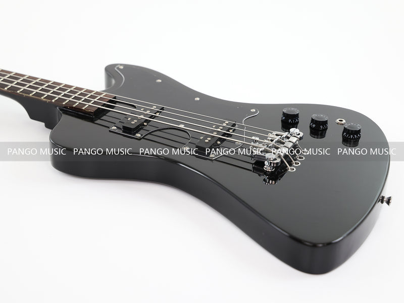 4 Strings All Black Electric Bass Guitar (ZQN-725X)