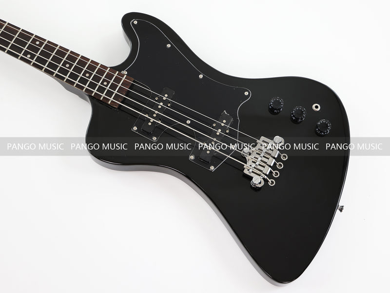 4 Strings All Black Electric Bass Guitar (ZQN-725X)