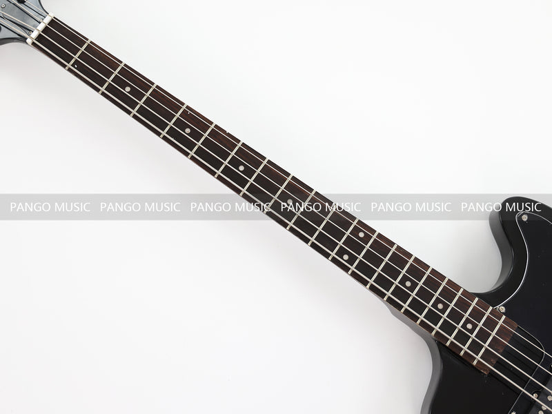 4 Strings All Black Electric Bass Guitar (ZQN-725X)