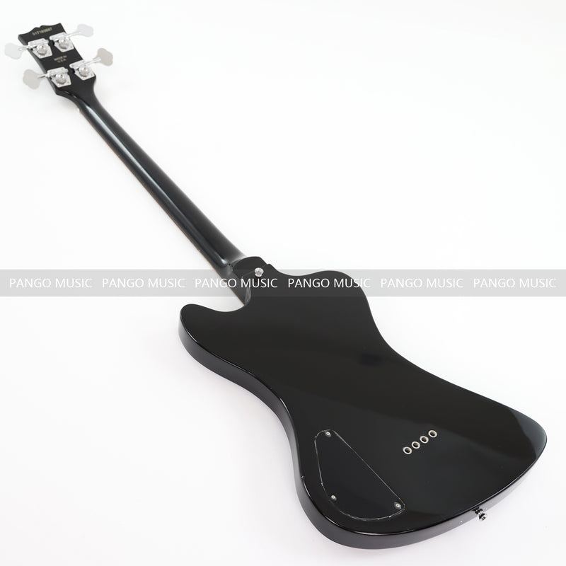 4 Strings All Black Electric Bass Guitar (ZQN-725X)