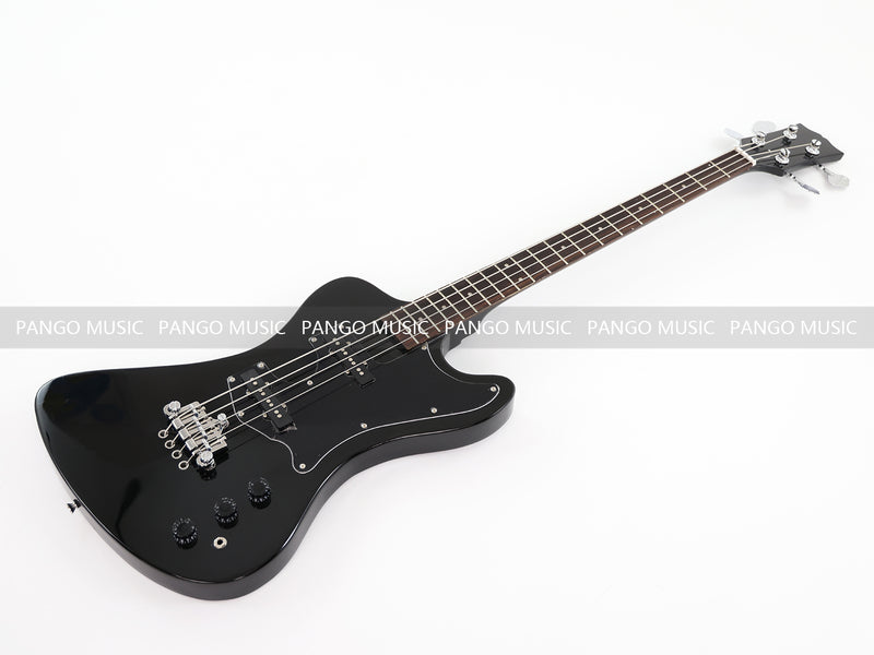 4 Strings All Black Electric Bass Guitar (ZQN-725X)