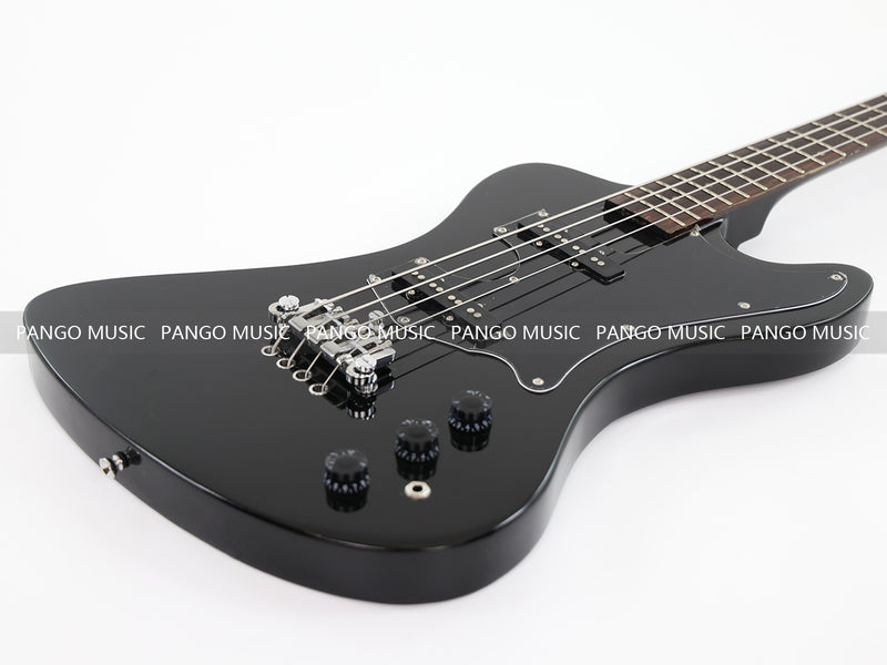 4 Strings All Black Electric Bass Guitar (ZQN-725X)