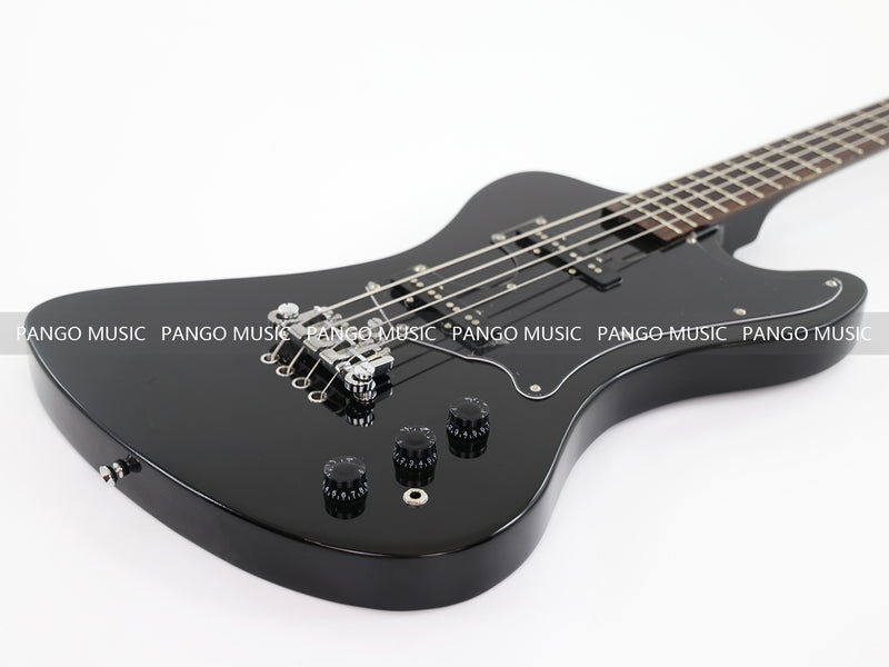 4 Strings All Black Electric Bass Guitar (ZQN-725X)