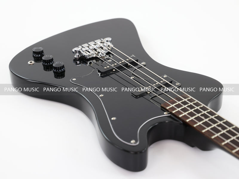 4 Strings All Black Electric Bass Guitar (ZQN-725X)