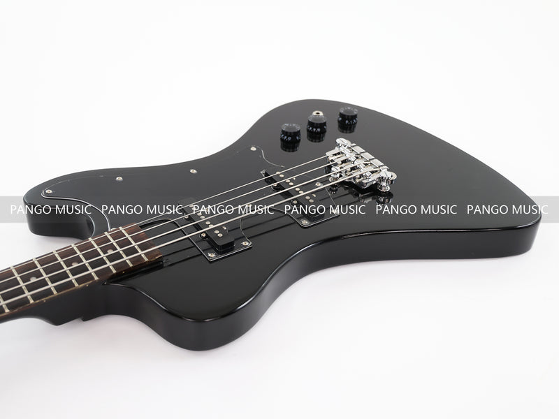 4 Strings All Black Electric Bass Guitar (ZQN-725X)