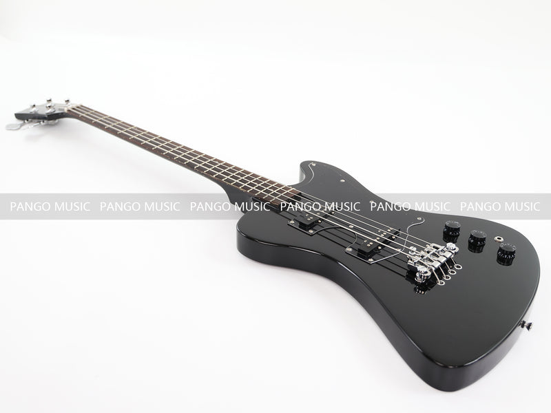 4 Strings All Black Electric Bass Guitar (ZQN-725X)