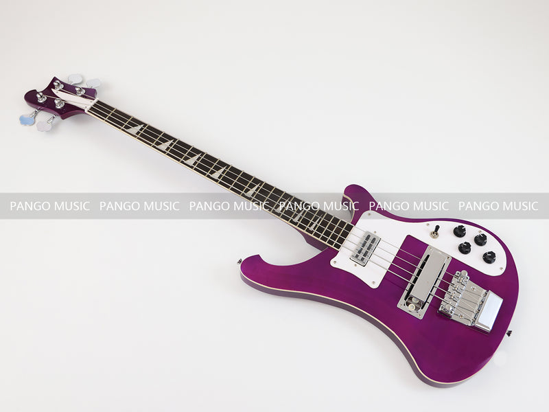 4 Strings All Purple Electric Bass Guitar (GKS-098)