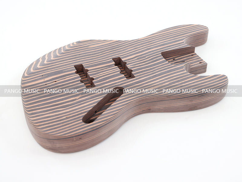 4-String All Zebrawood DIY Jazz Bass Guitar Kit (PJB-015, Limited Edition)
