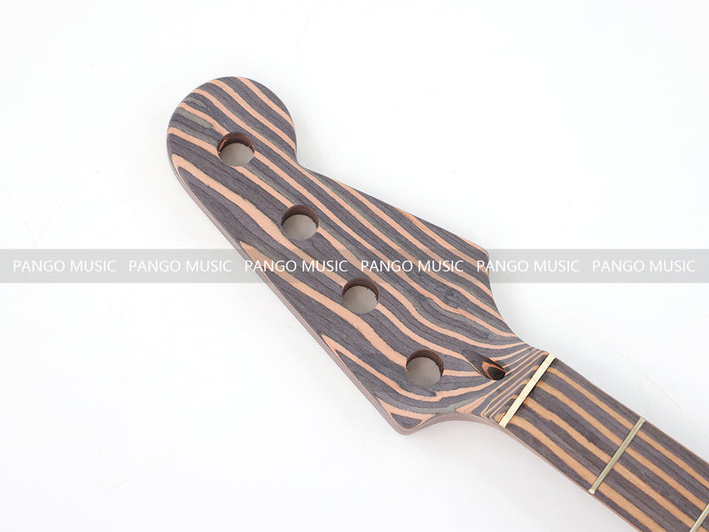 4-String All Zebrawood DIY Jazz Bass Guitar Kit (PJB-015, Limited Edition)