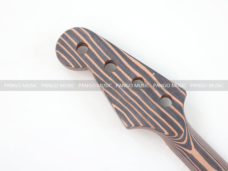 4-String All Zebrawood DIY Jazz Bass Guitar Kit (PJB-015, Limited Edition)