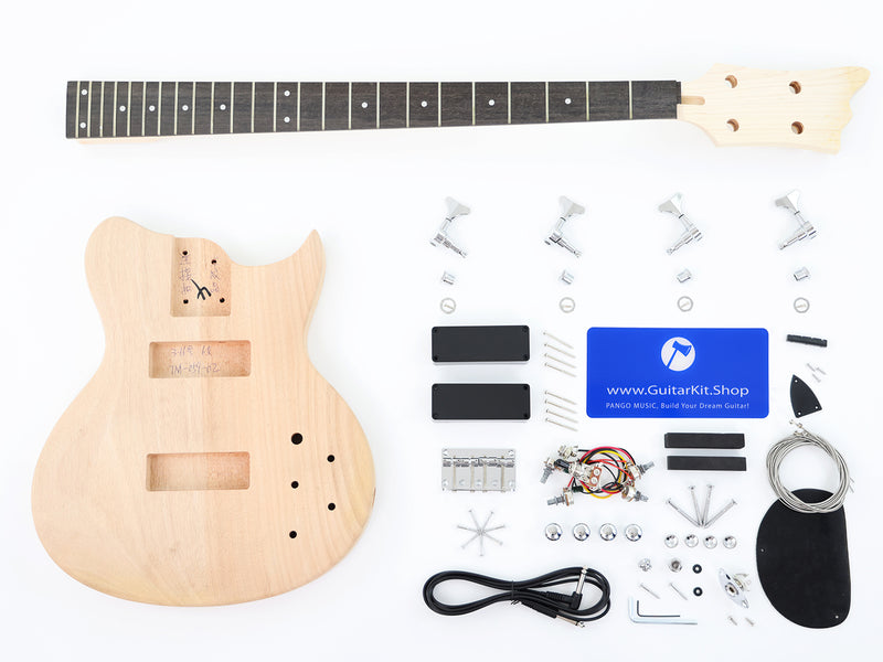 4-String DIY Electric Bass Guitar Kit (PTM-059-02X)