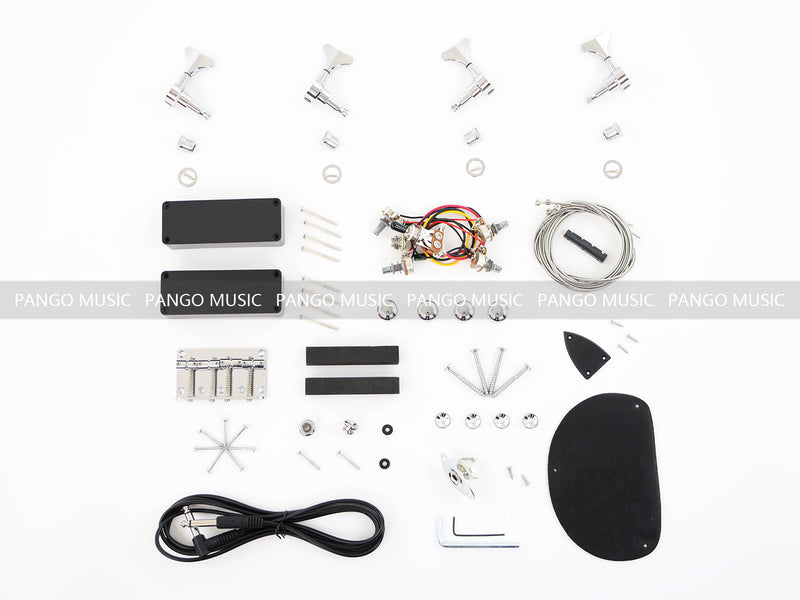 4-String DIY Electric Bass Guitar Kit (PTM-059-02X)