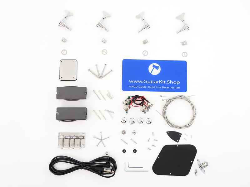 4-String DIY Electric Bass Guitar Kit (PTM-060-02)