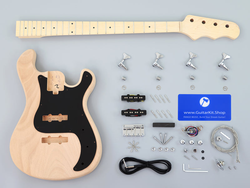 4-String DIY Electric Bass Guitar Kit (PTM-095)