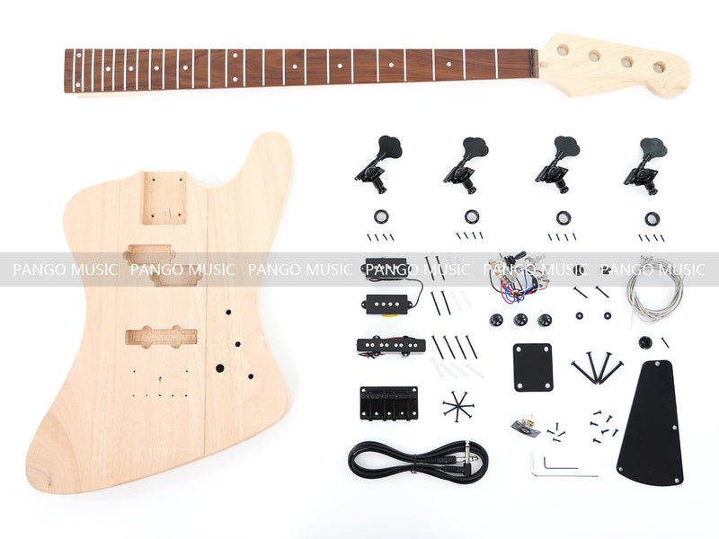 4-String Firebird Style DIY Electric Bass Guitar Kit (PFB-185-D)