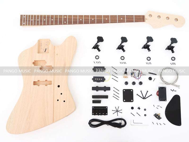 4-String Firebird Style DIY Electric Bass Guitar Kit (PFB-185X)