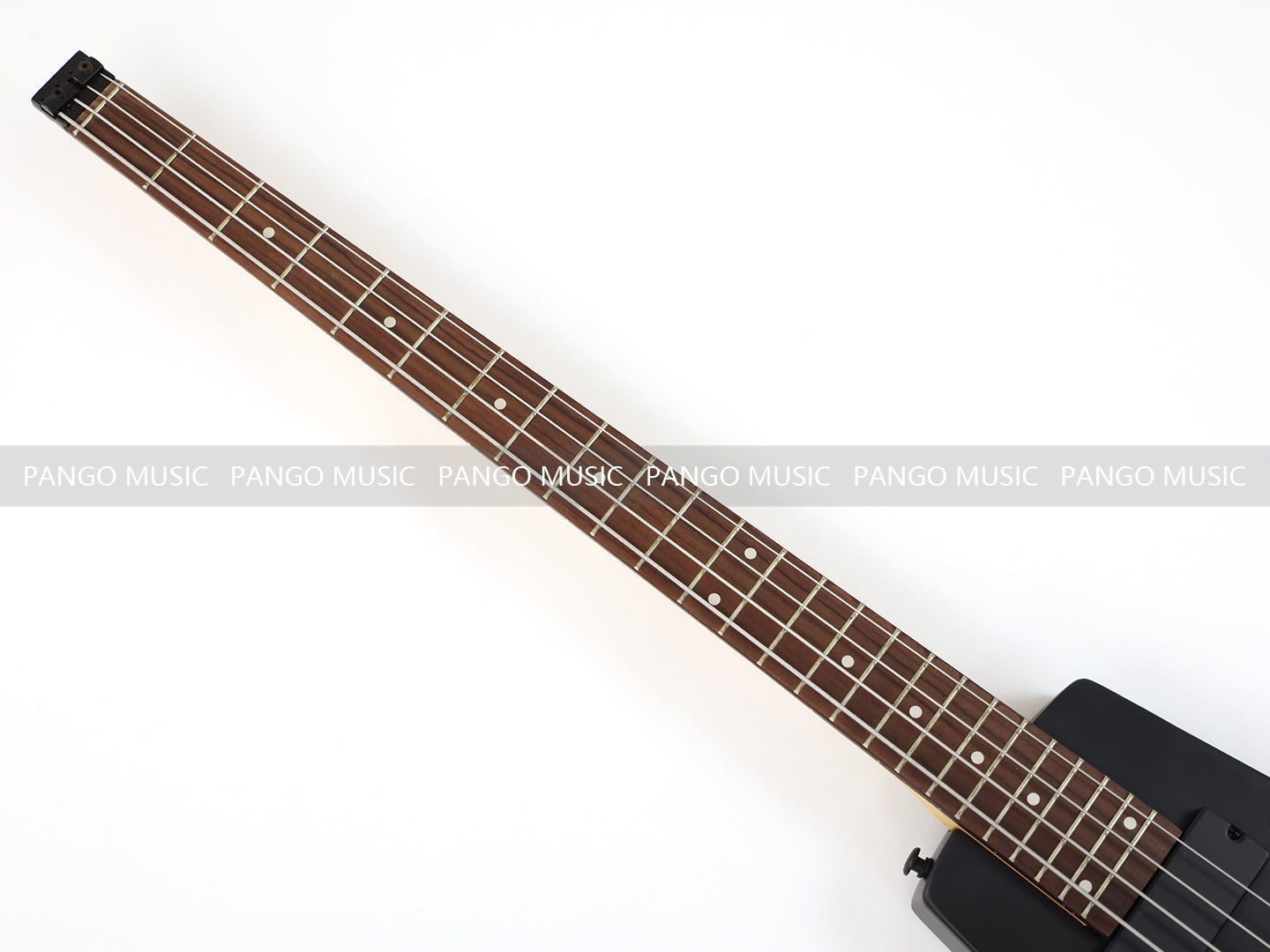 4 Strings Headless Black Electric Bass Guitar (PWT-252S) — Guitar