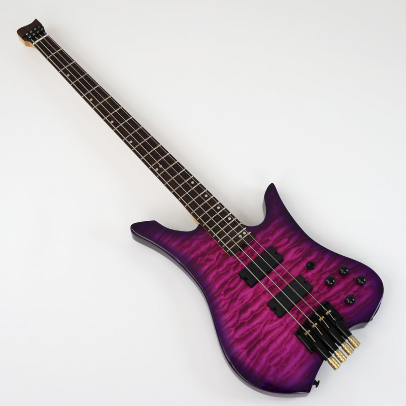 4 Strings Headless Electric Bass Guitar with AAA Quilted Maple Top (PJX-681)
