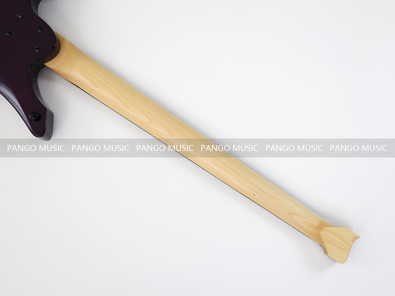 4 Strings Headless Electric Bass Guitar with AAA Quilted Maple Top (PJX-681)