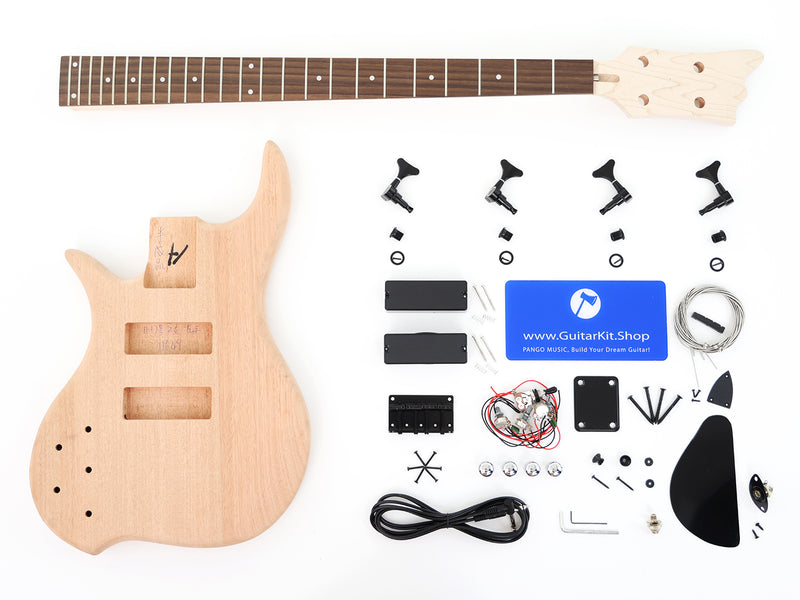 4-String Left-Handed DIY Electric Bass Guitar Kit (11649, Limited Edition)