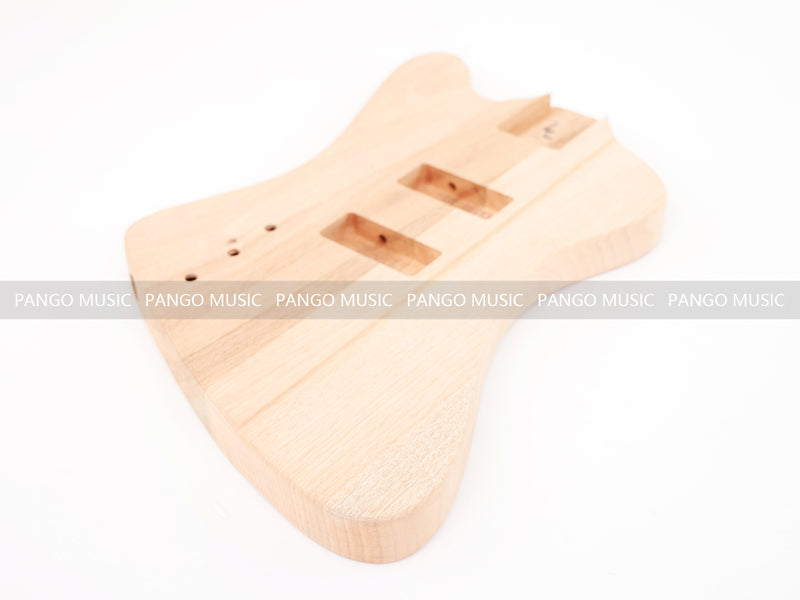 4-String Left-Handed Firebird Style DIY Electric Bass Guitar Kit (PFB-187X)