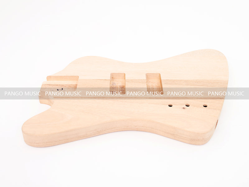 4-String Left-Handed Firebird Style DIY Electric Bass Guitar Kit (PFB-187X)