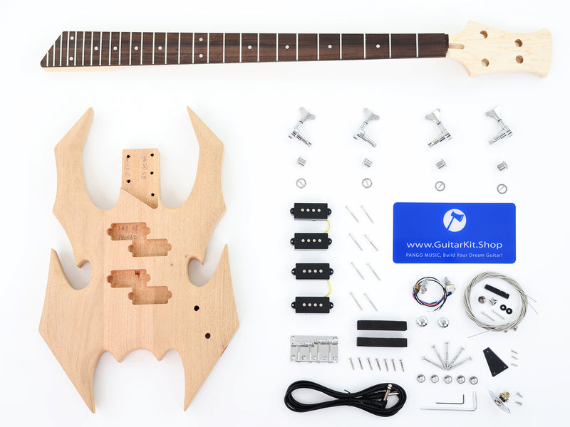 4-String Moon Base Series DIY Electric Bass Guitar Kit (PTM-082X)