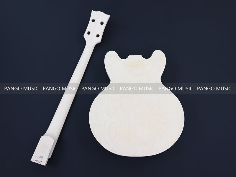 4-String Semi-hollow Body DIY Electric Bass Guitar Kit (18931, Limited Edition)