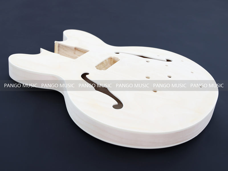 4-String Semi-hollow Body DIY Electric Bass Guitar Kit (PES335-60D)