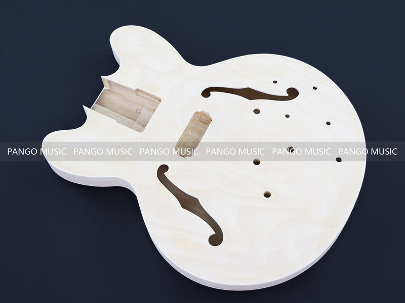 4-String Semi-hollow Body DIY Electric Bass Guitar Kit (PES335-60D)