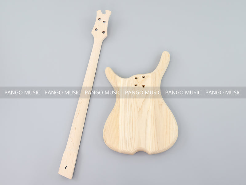 Pre-Sale 4-String Semi-hollow Body DIY Electric Bass Guitar Kit (PTM-101)