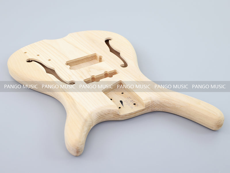 Pre-Sale 4-String Semi-hollow Body DIY Electric Bass Guitar Kit (PTM-101)
