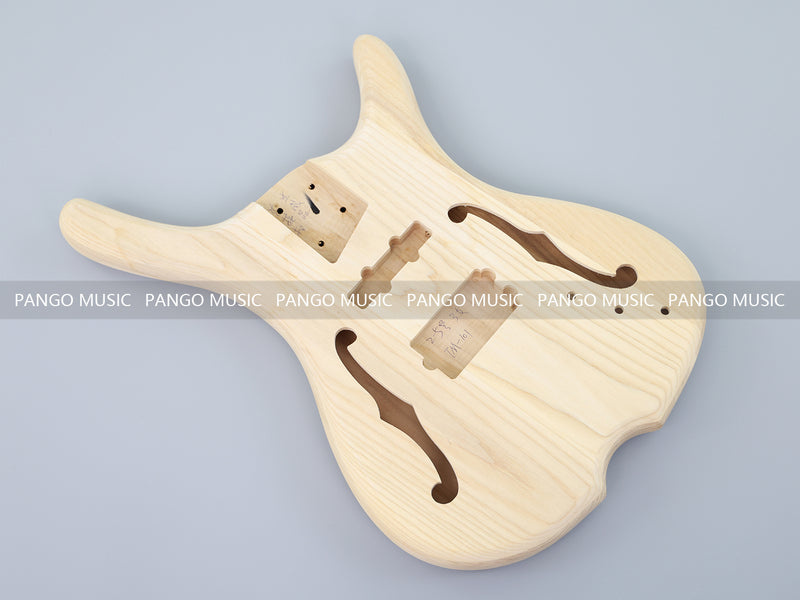 Pre-Sale 4-String Semi-hollow Body DIY Electric Bass Guitar Kit (PTM-101)