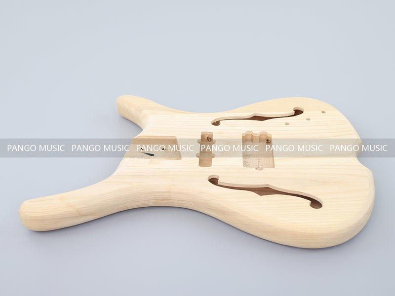 Pre-Sale 4-String Semi-hollow Body DIY Electric Bass Guitar Kit (PTM-101)